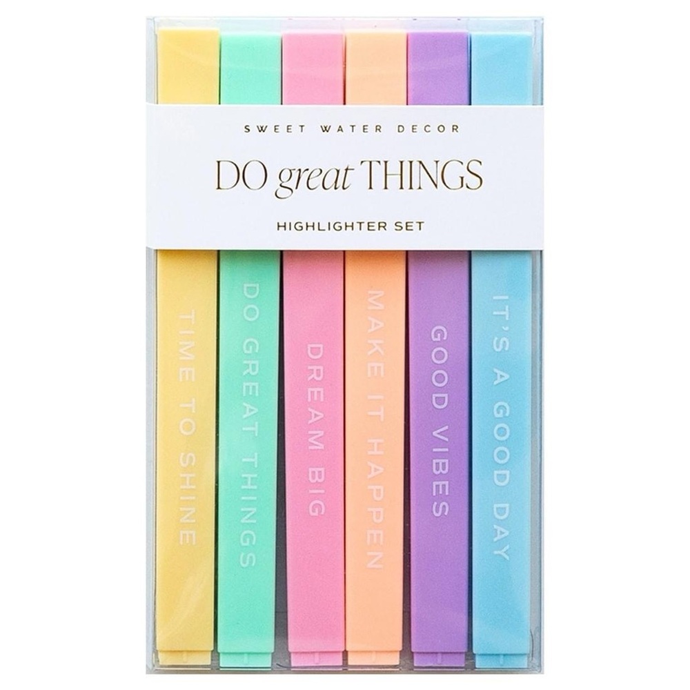 NEW • Do Great Things Highlighter Set